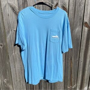 Southern Tide Sky Blue Short Sleeve Tee